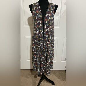 LuLaRoe S Floral Print Joy Duster